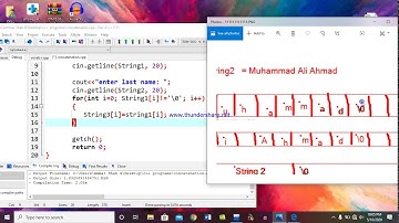 Concatenation Of two Strings in one String Without using build-in function/C++