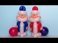 Дед Мороз из шаров / Santa Claus of balloons (Subtitles)
