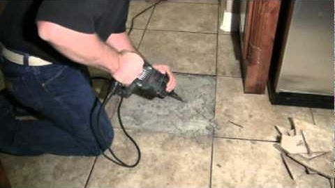 Replacing A Broken Floor Tile