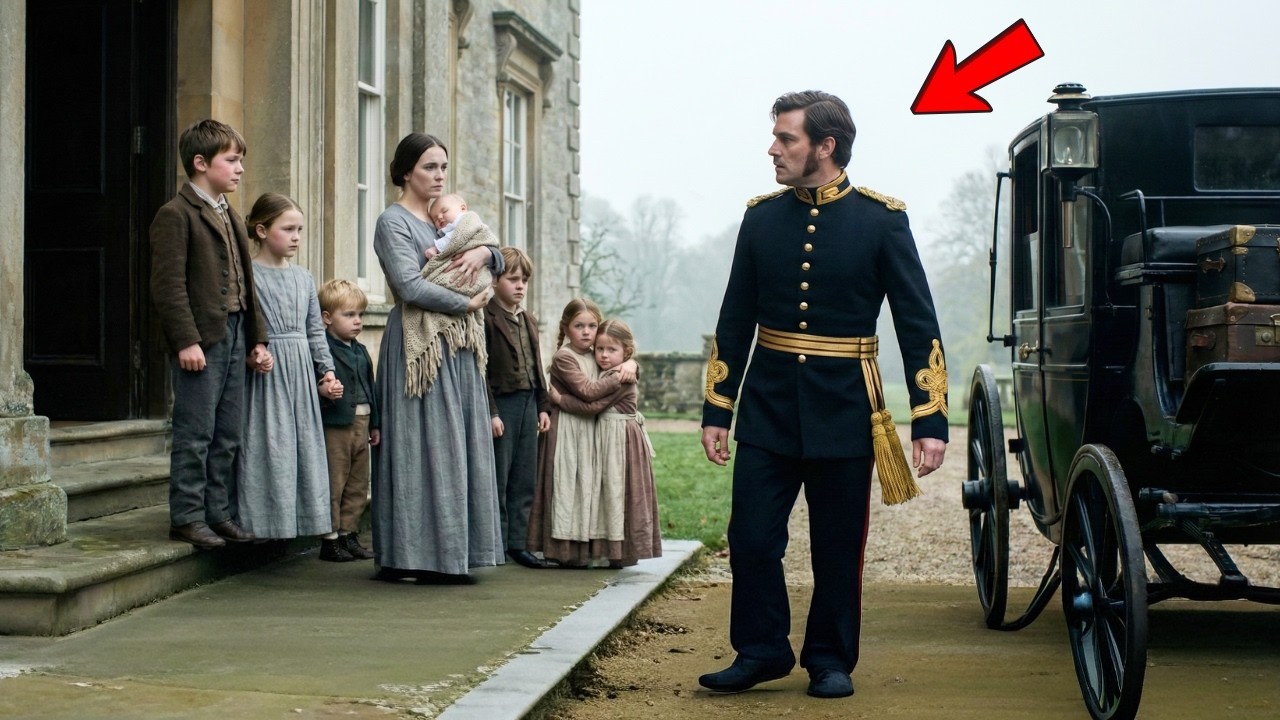 Он женился на ней из-за её семерых детей… ушёл на войну… вернулся раньше… и ему пришлось