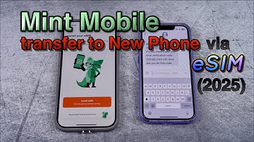 Mint Mobile Service Transfer to New Phone via eSIM (2025)