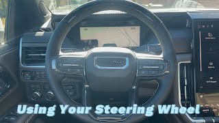 How to Use Your Steering Wheel on Your GMC Yukon