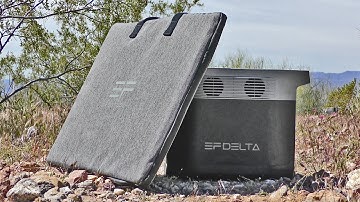 THE SUPER SLEEK - ECOFLOW DELTA 1300w SOLAR POWER STATION