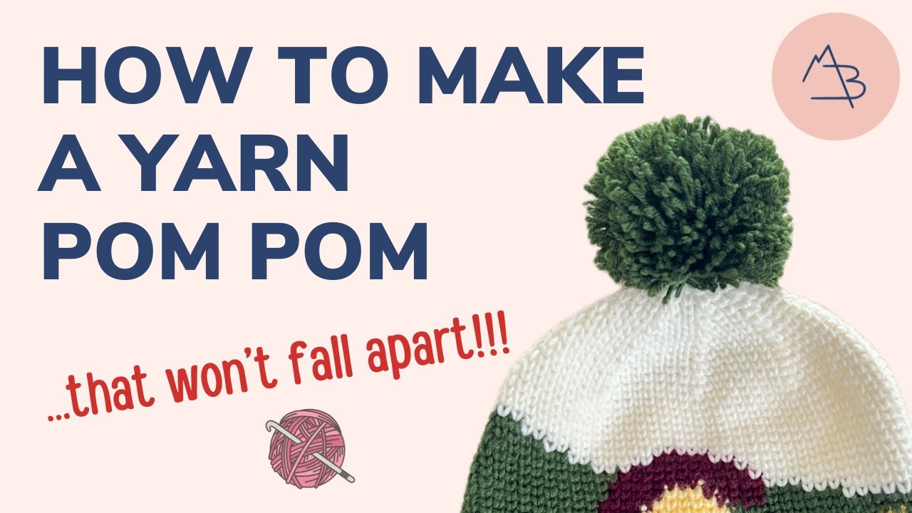 Pom Pom Maker, Knitting & Crochet Tools, Yarn