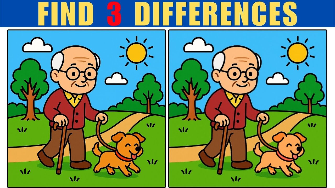 【Spot The Difference】Can You Spot All 3 Differences Before Time Runs ...