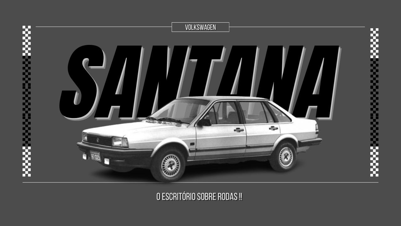 VW SANTANA - O ESCRITÓRIO sobre RODAS que ENSINOU o BRASIL o que é LUXO !!