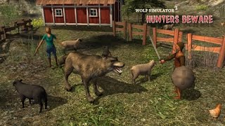 Wolf Simulator 2 : Hunters Beware iPhone/iPad GamePlay #1 screenshot 3