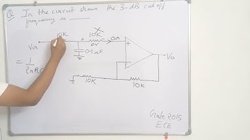 Gate 2015 Electronics (EC) solutions | 3dB Frequency | Filter design using OpAmp #gate2024