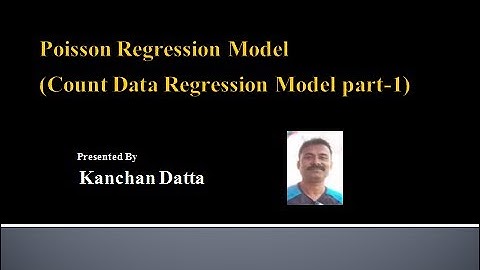 Poisson Regression Model (Count Data Regression Model Part 1)