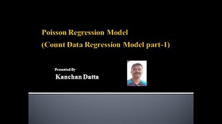Poisson Regression Model (Count Data Regression Model Part 1)