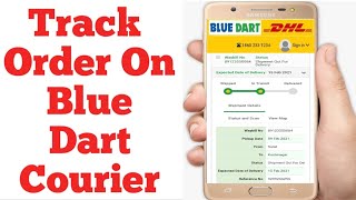 How To Track Blue Dart Courier By Tracking Number | Blue Dart Courier Ko Kaise Track Kare screenshot 4