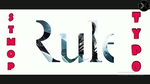 Stomp Typography Intro || NEW Adobe After effects intro