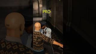 How to Actually Pass Frisking - Noob vs Pro #hitman