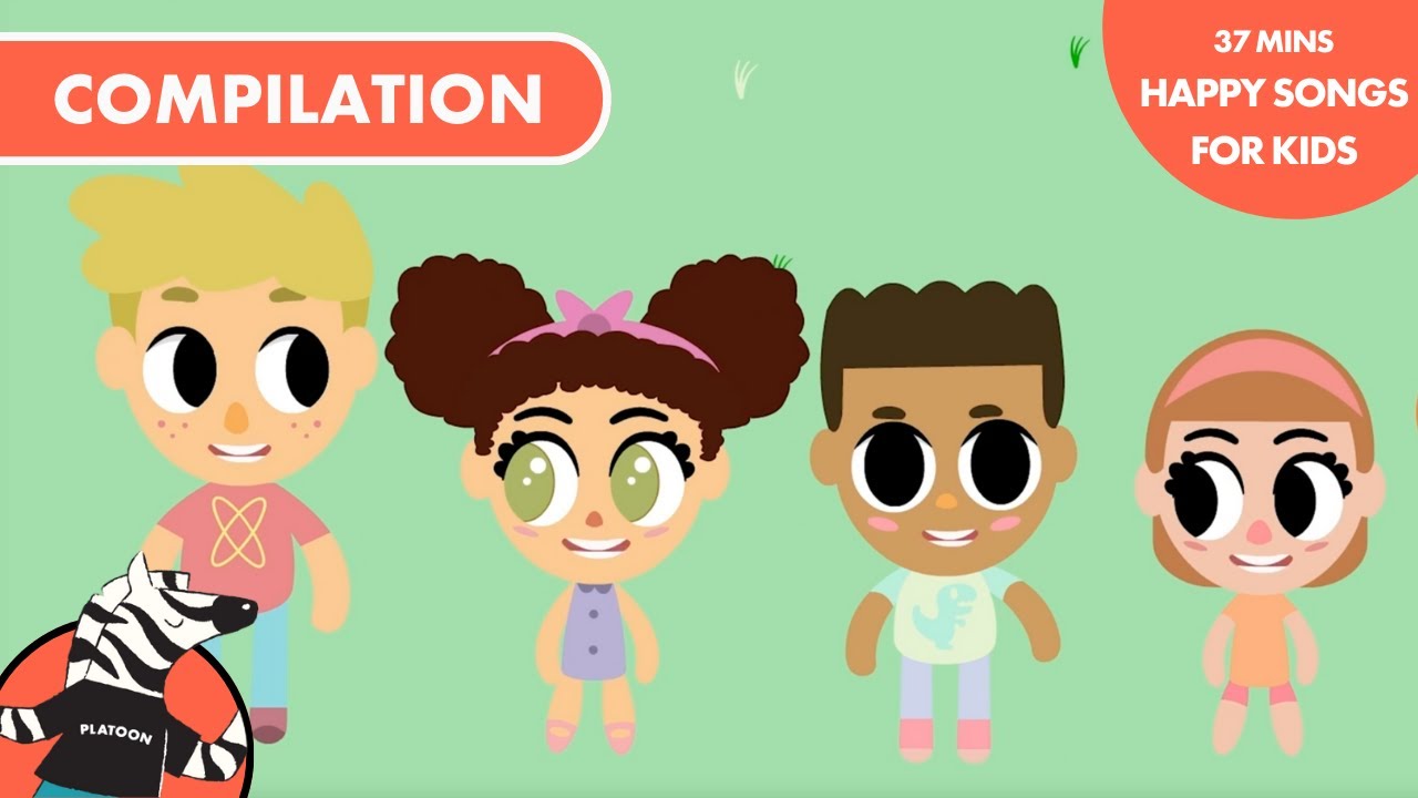 Happy playtime songs for kids and toddlers ☀️ kindergarten songs 😃 Platoon Kids