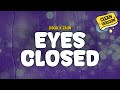 JISOO ZAYN EYES CLOSED Clean Version Lyrics 