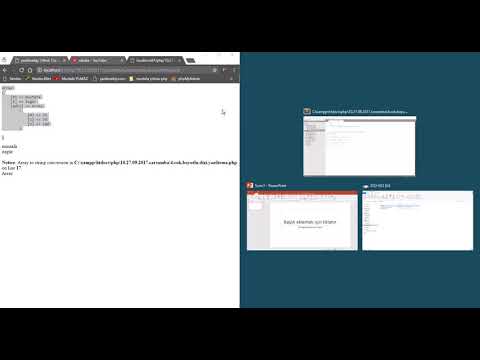 php' de çok boyutlu dizilerin yazdırılması, is_array fonksiyonu ve key-value kavramı