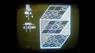 Cubic Tic Tac Toe - Looking at random Commodore 64 games