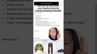 Acne Studios Scarf dupe!