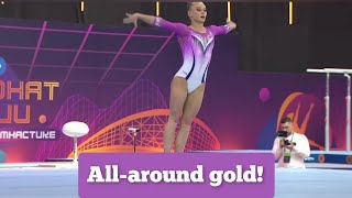 Angelina Melnikova (RUS) - 🥇AA - 13,166 Floor - All-around Final - Russian Championships 2024