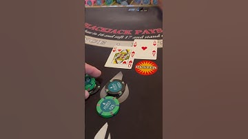 I turned $100 into $2500 in 3 HANDS! 🙌 #blackjack #casino #gambling