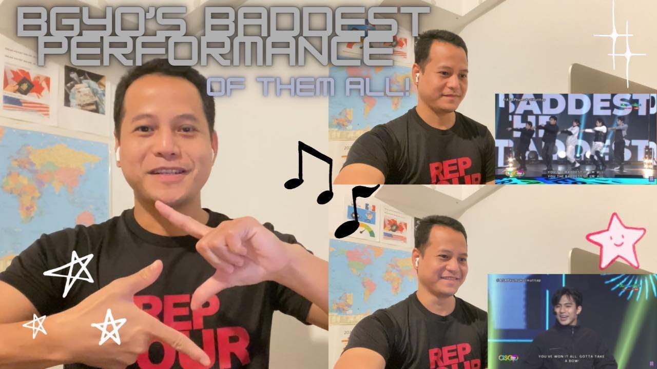 BGYO | LIVE PERFORMANCE of THE BADDEST on ASAP REACTION VIDEO