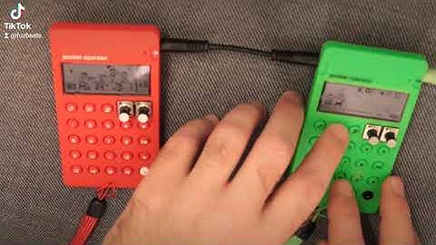 Crazy flip of "Dolly Parton - Jolene" with pocket operators