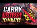 How To HARD CARRY USELESS Teammates in Ranked - League of Legends Season 10