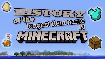History of the Longest Item Name in Minecraft