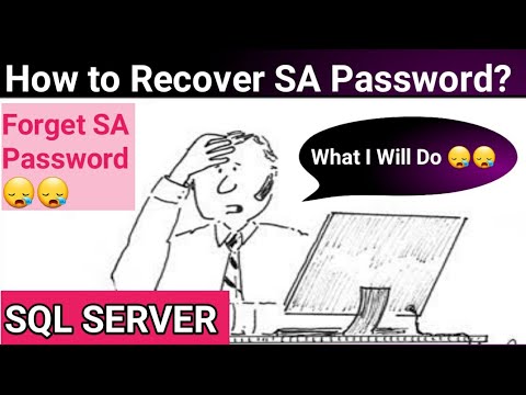 HOW TO RESET SA PASSWORD | How we to Recover SQL server SA Password | SQL SERVER SA PASSWORD RESET