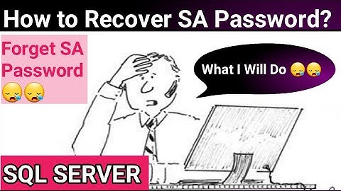 HOW TO RESET SA PASSWORD | How we to Recover SQL server SA Password | SQL SERVER SA PASSWORD RESET