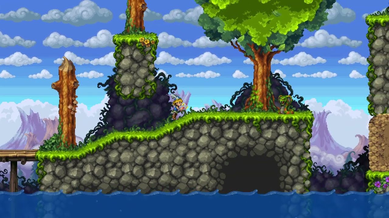 Tiny Thor 2023 | Retro Platformer Gameplay Part 1