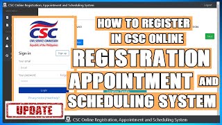 HOW TO REGISTER IN CSC ONLINE REGISTRATION, APPOINTMENT AND SCHEDULING SYSTEM screenshot 5