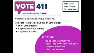Vote411 User Basics