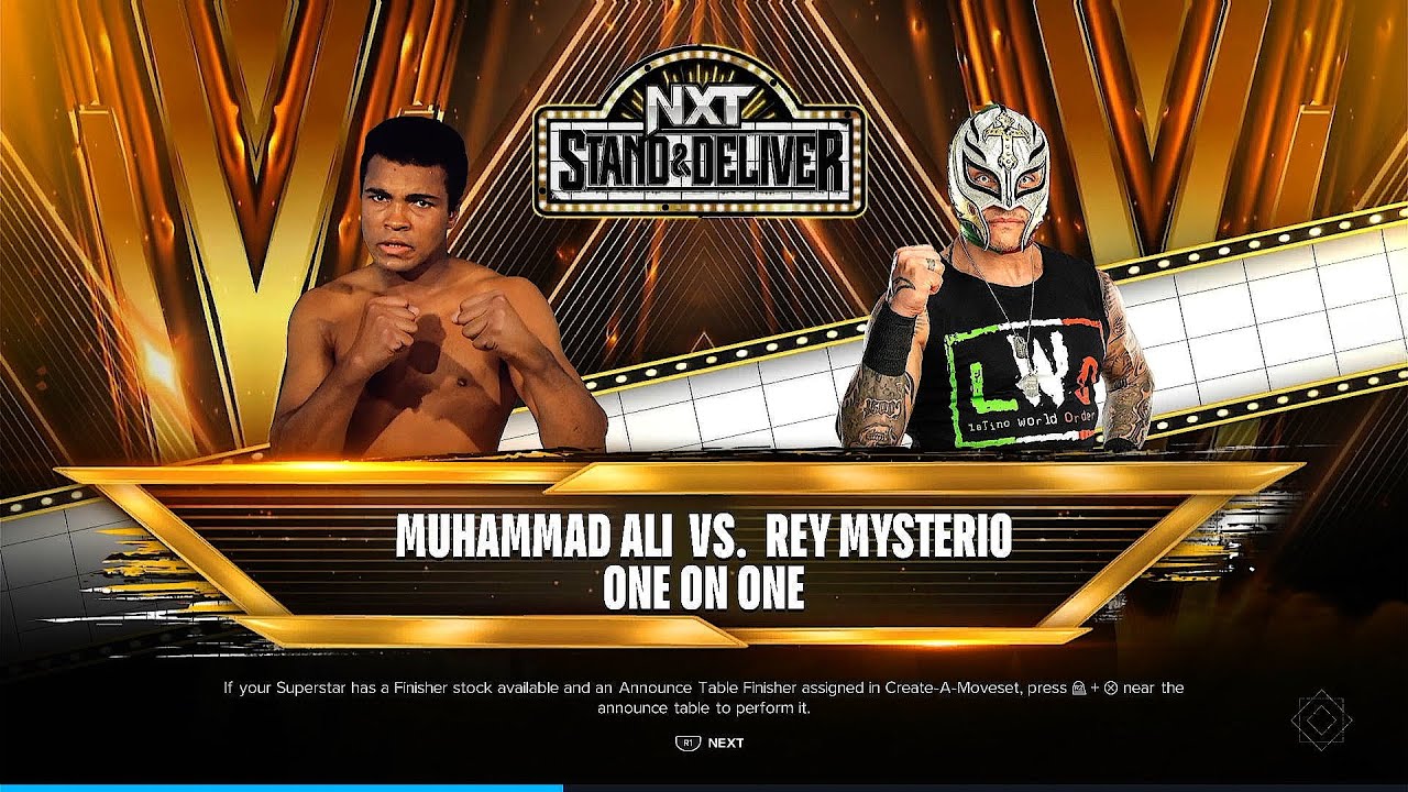 Ali Rey WWE 2K24: Muhammad Ali VS. Rey Mysterio - YouTube