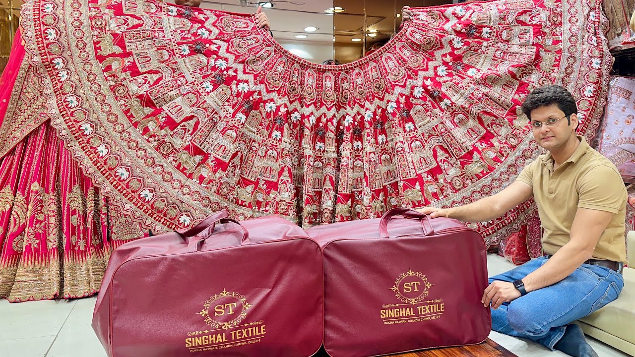 2025 Bridal Lehenga Collection in Chandni Chowk | Budget-Friendly Wholesale Lehenga Shop