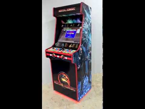 Mortal Kombat Arcade Machine Artwork Overview Cabinet Design