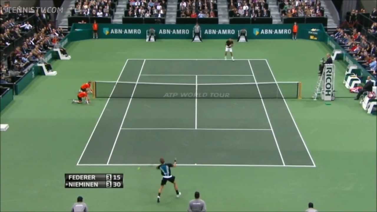 Roger Federer - Best Points @ Rotterdam '12 - (HQ)