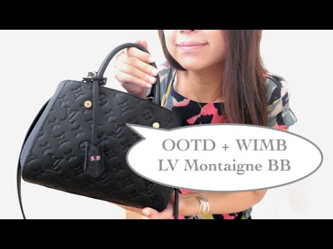 Unboxing: Louis Vuitton Montaigne bb Empreinte 