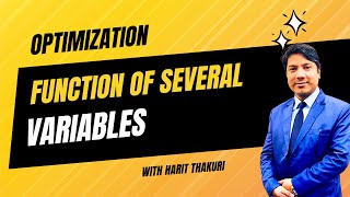 Optimization: Function of several variables || Full Concept and Examples in Nepali || Mathematics