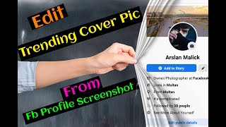 How to edit facebook trending cover pic from fb profile screenshot. screenshot 3