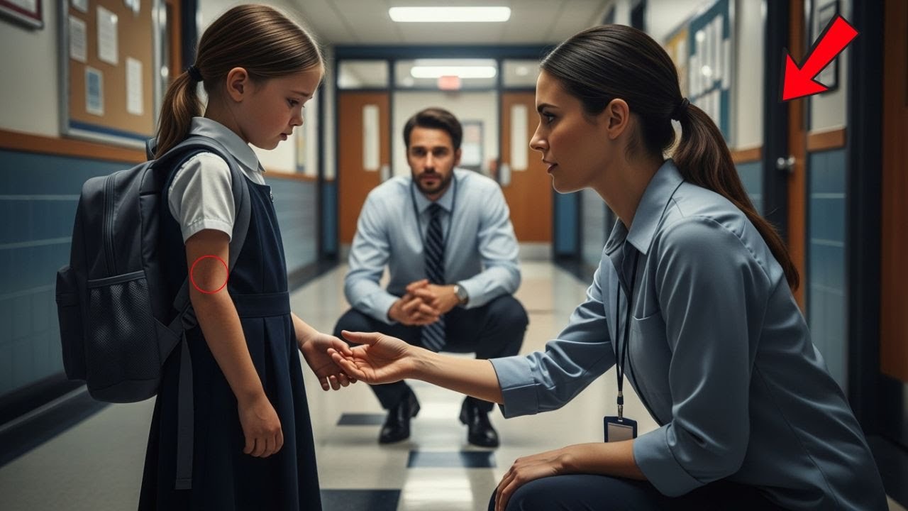 Το κοριτσάκι με μελανιές ικέτευσε “Μην με στείλετε σπίτι” — μέχρι που ο εκατομμυριούχος ρώτησε γιατί