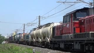 関西本線 2089レ DD51-1128牽引 2016/05/21