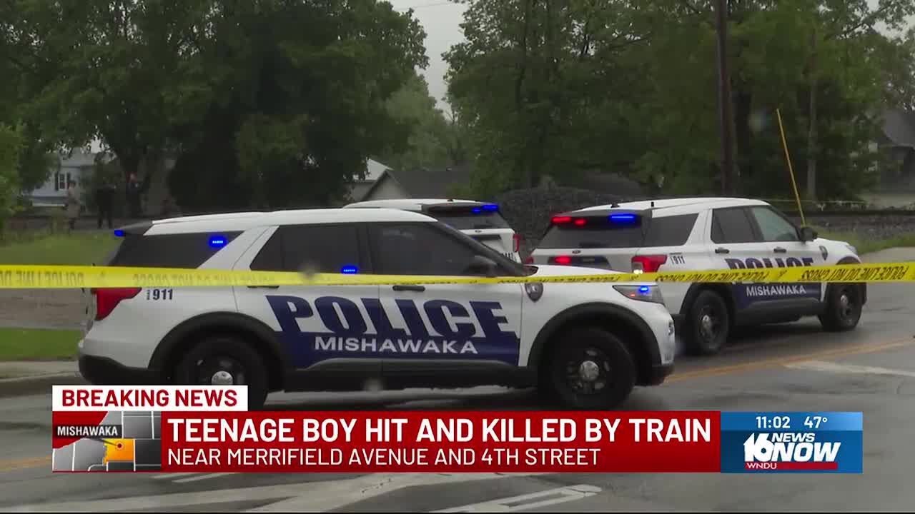 16-year-old hit, killed by train in Mishawaka - YouTube