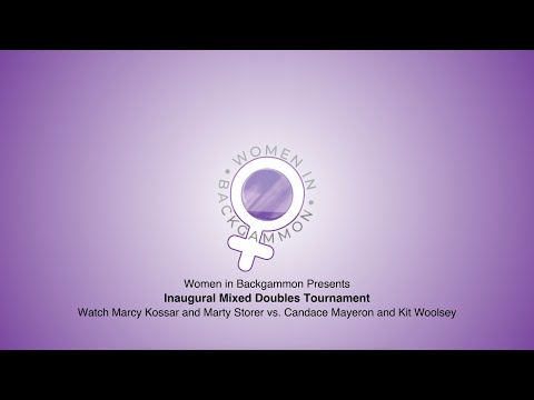 Mixed Doubles Match B/W Marcy Kossar & Marty Storer vs. Candace Mayeron and Kit Woolsey