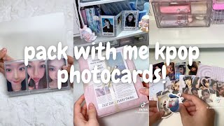 ✨🐯 Packing kpop photocards #11 [asmr] (tiktok compilation) | minsbymon