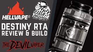 HELLVAPE Destiny RTA - Review & In Depth Build Tutorial