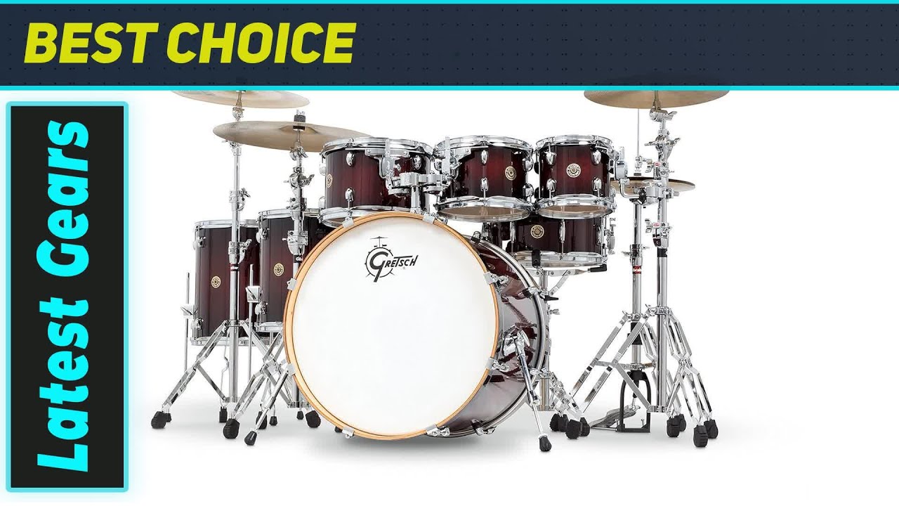 Gretsch CM1E826PDCB 2014 Catalina Maple: The Ultimate 7-Piece Drum Kit!
