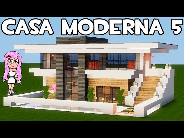 Casa Moderna en Minecraft @Craftxing #minecraft #fyp #minecrafttutoria