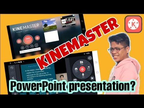 how to make presentation in kinemaster