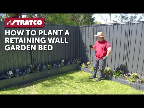 Stratco | How To Plant a Retaining Wall Garden Bed